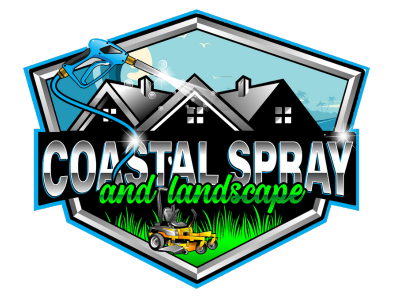 coastal spray and landscape logo